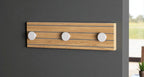HAKU Möbel Garderobenleiste aus MDF kratzbeständig in Braun B 35-80 cm H 9 cm, 35 x 4 cm, H 9 cm