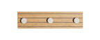 HAKU Möbel Garderobenleiste aus MDF kratzbeständig in Braun B 35-80 cm H 9 cm, 35 x 4 cm, H 9 cm
