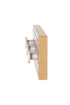 HAKU Möbel Garderobenleiste aus MDF kratzbeständig in Braun B 35-80 cm H 9 cm, 35 x 4 cm, H 9 cm