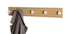 HAKU Möbel Garderobenleiste aus MDF kratzbeständig in Braun B 35-80 cm H 9 cm, 60 x 4 cm, H 9 cm