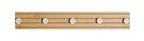 HAKU Möbel Garderobenleiste aus MDF kratzbeständig in Braun B 35-80 cm H 9 cm, 60 x 4 cm, H 9 cm