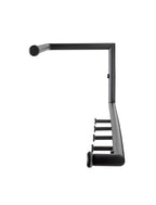 HAKU Möbel Wandgarderobe aus Metall in Schwarz 70 x 20 x 18 cm