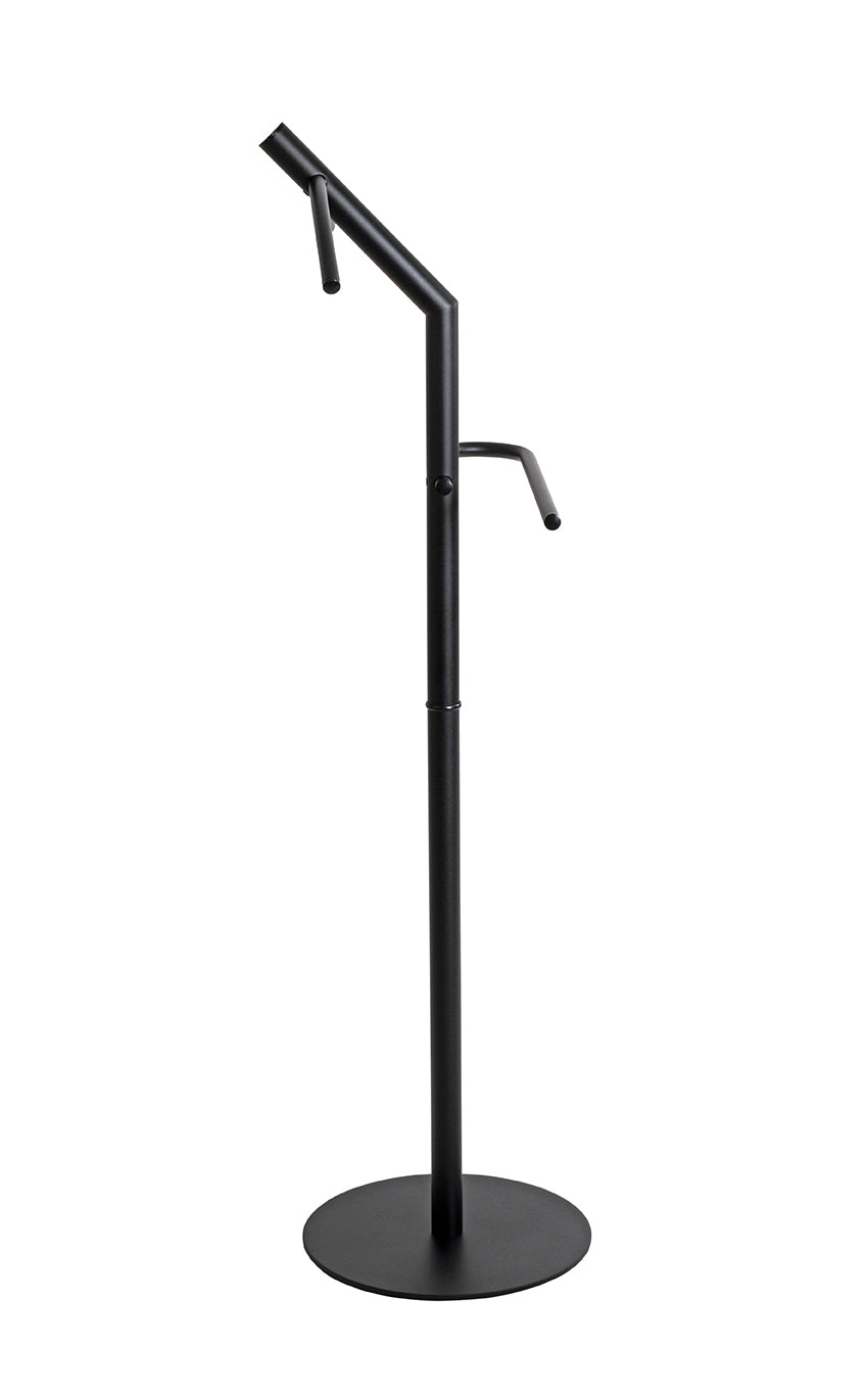 HAKU Möbel Herrendiener aus Metall massiv in Schwarz 47 x 30 x 111 cm