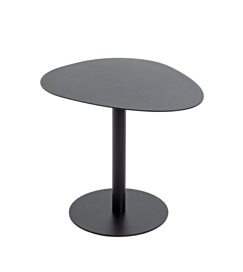 HAKU Möbel Beistelltisch aus Metall massiv 51 x 41 x 42 cm in Schwarz