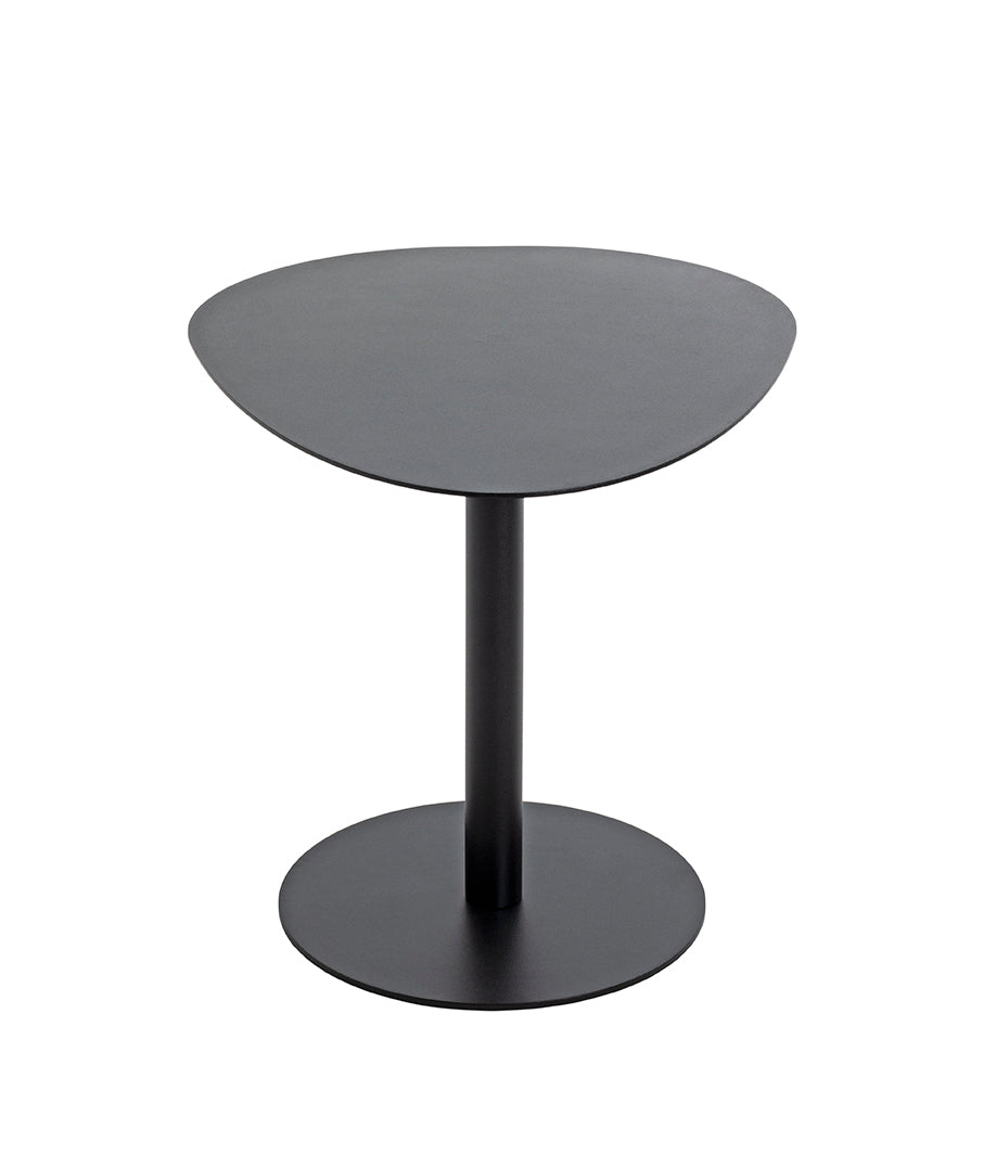 HAKU Möbel Beistelltisch aus Metall massiv 51 x 41 x 42 cm in Schwarz