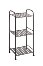 HAKU Möbel Regal aus Metall Füsse höhenverstellbar in Anthrazit 33 x 28 x 78 cm