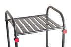 HAKU Möbel Regal aus Metall Kippschutz in Anthrazit