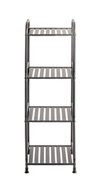 HAKU Möbel Regal aus Metall Kippschutz in Anthrazit