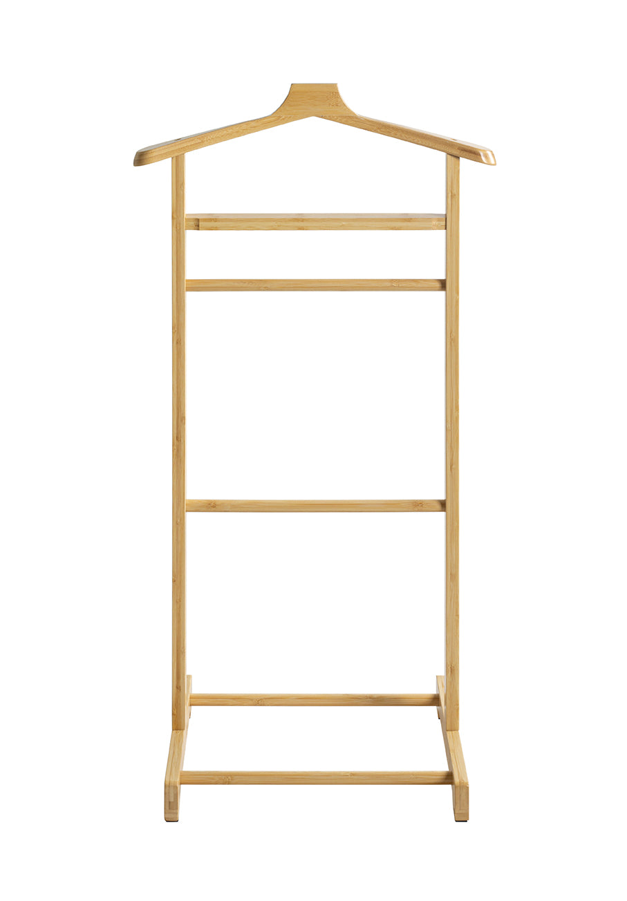 HAKU Möbel Herrendiener aus Bambus in Natur 48 x 36 x 97 cm