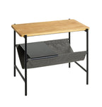 HAKU Möbel Beistelltisch aus Massivholz in Braun 60 x 38 x 50 cm
