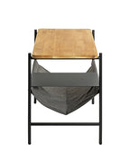 HAKU Möbel Beistelltisch aus Massivholz in Braun 60 x 38 x 50 cm