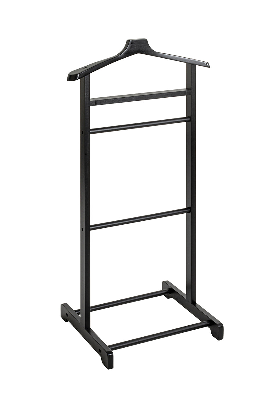 HAKU Möbel Herrendiener aus Bambus 48 x 36 x 97 cm in Schwarz
