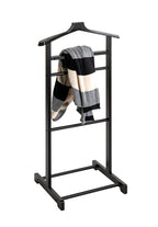 HAKU Möbel Herrendiener aus Bambus 48 x 36 x 97 cm in Schwarz