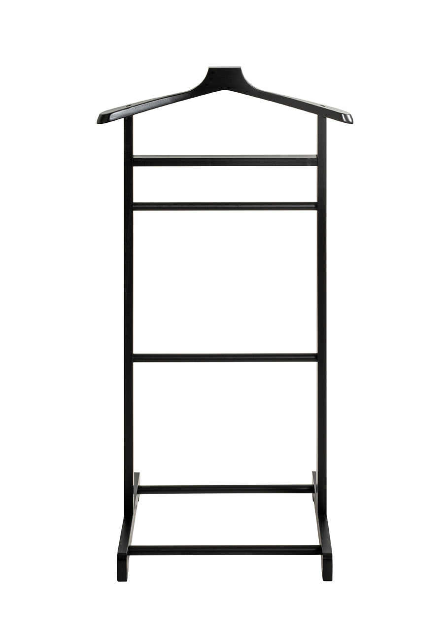 HAKU Möbel Herrendiener aus Bambus 48 x 36 x 97 cm in Schwarz