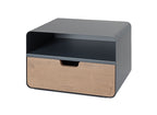 HAKU Möbel Wandkonsole aus Metall kratzbeständig in Anthrazit
