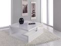 HAKU Möbel Couchtisch aus MDF Wangengestell in Weiss