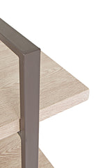 HAKU Möbel Regal aus Holzwerkstoff in Braun, 90 x 33 cm, H 102 cm