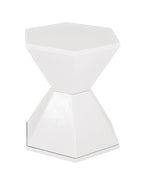 HAKU Möbel Hocker aus Kunststoff in Weiss