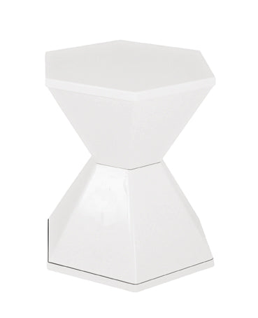 HAKU Möbel Hocker aus Kunststoff in Weiss