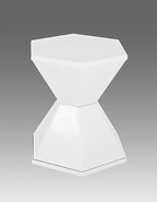 HAKU Möbel Hocker aus Kunststoff in Weiss
