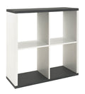 HAKU Möbel Regal aus MDF in Weiss 80 x 30 x 86 cm