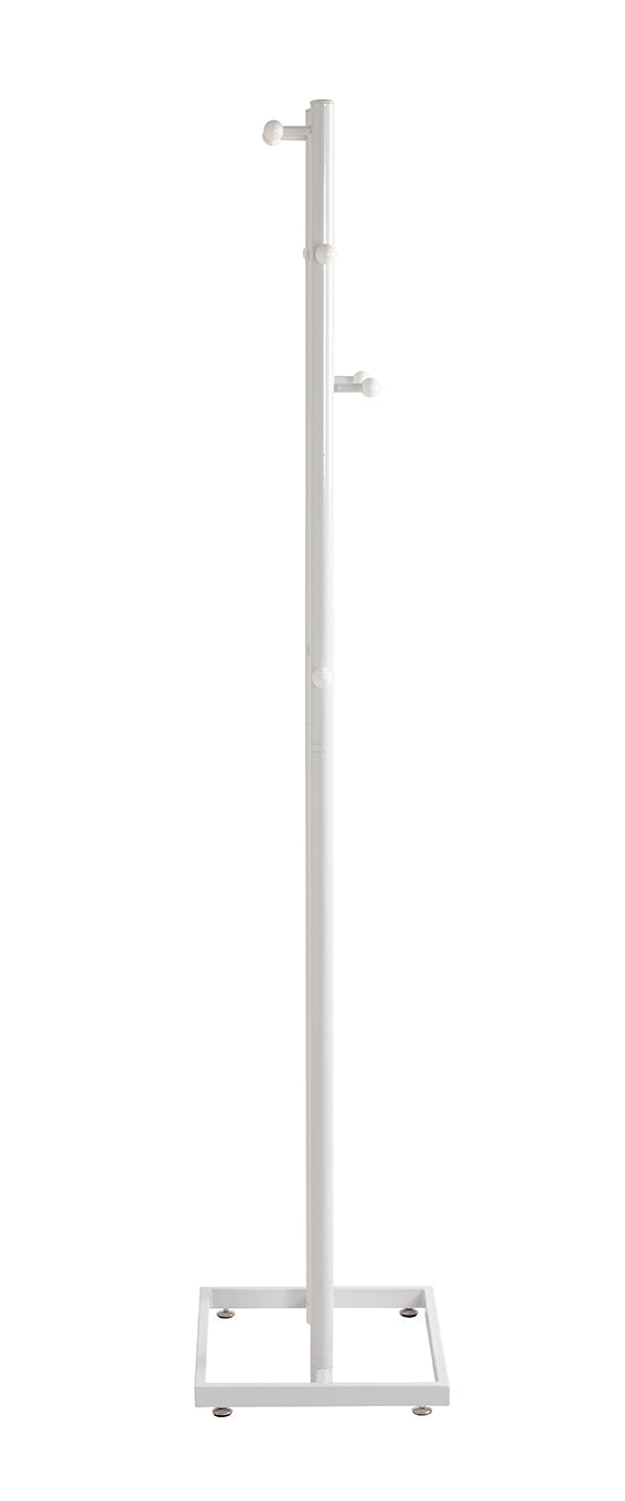 HAKU Möbel Garderobenständer aus Metall in Weiss 45 x 34 x 175 cm