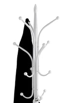 HAKU Möbel Garderobenständer aus Metall mit Marmor in Weiss 40 x 177 cm