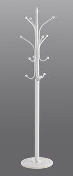 HAKU Möbel Garderobenständer aus Metall mit Marmor in Weiss 40 x 177 cm