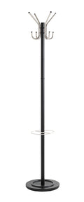 HAKU Möbel Garderobenständer aus Metall in Schwarz 36 x 182 cm