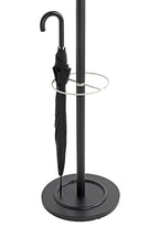 HAKU Möbel Garderobenständer aus Metall in Schwarz 36 x 182 cm
