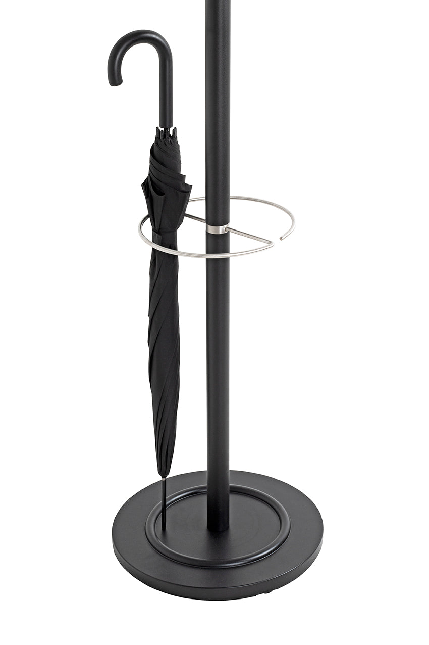 HAKU Möbel Garderobenständer aus Metall in Schwarz 36 x 182 cm