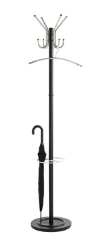HAKU Möbel Garderobenständer aus Metall in Schwarz 36 x 182 cm
