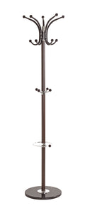 HAKU Möbel Garderobenständer aus Metall mit Marmor in Braun 39 x 171 cm
