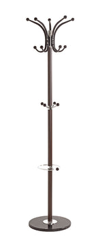 HAKU Möbel Garderobenständer aus Metall mit Marmor in Braun 39 x 171 cm
