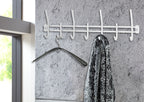 HAKU Möbel Garderobenleiste aus Metall massiv in Weiss