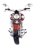 HAKU Möbel Wandgarderobe aus Metall Motiv Motorrad in Rot