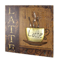 HAKU Möbel Wandgarderobe aus MDF Motiv Kaffeetasse in Rot