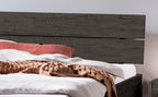 Hasena Duno Massivholzbett – 100 x 200 cm, 25 cm, Akazie Vintage brown, lackiert