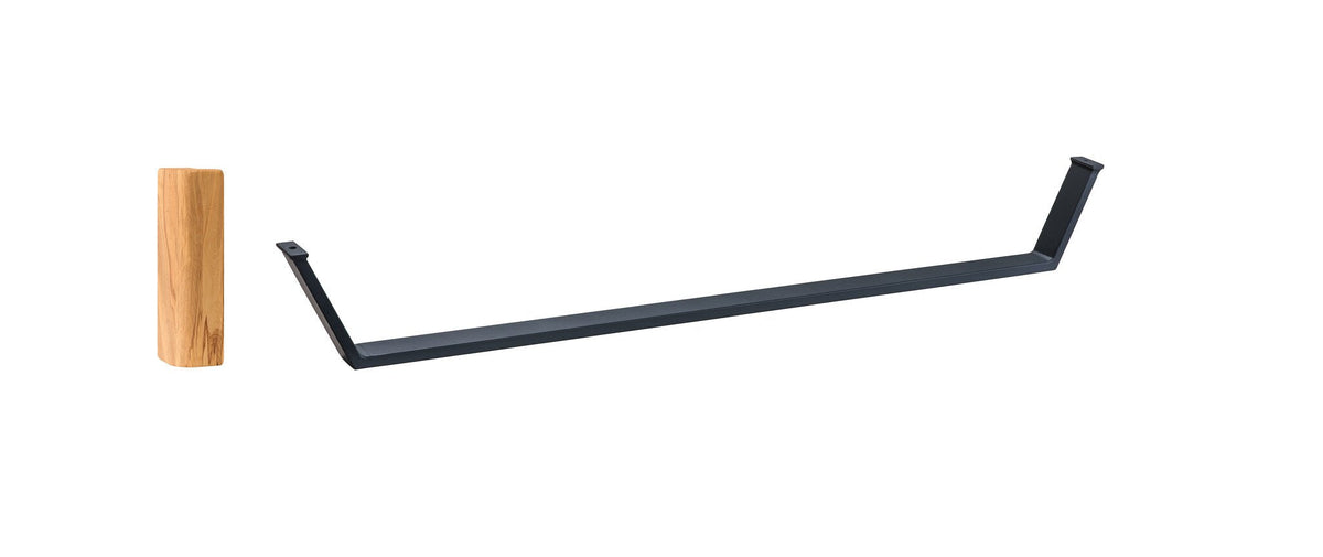Hasena Glyn Bettfüsse – 140 cm, 20 cm, Wildbuche natur, geölt