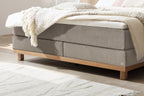 Hasena Zamora Boxspringbett – 140 x 200 cm, Elegance-Top, Pace sand