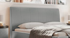 Hasena Carlinda Polsterbett – 160 x 200 cm, 20 cm, Pace grey