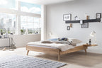 Hasena Lounge 18 Bettrahmen – 160 x 200 cm, Wildbuche natur, geölt