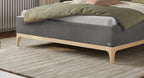 Hasena Soledad Polsterbett – 180 x 200 cm, Pace light grey