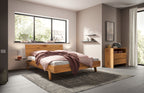 Hasena Bergamo 18/4S Bettrahmen Massivholz – 100 x 200 cm, Wildeiche natur, geölt