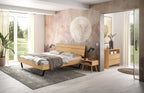 Hasena Romeo Bettgestell – 140 x 200 cm, 25 cm, Eiche bright, geölt