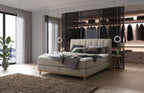 Hasena Stefania Boxspringbett – 140 x 200 cm, Lovely-Top, Pace light grey