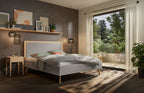 Hasena Reyes Polsterbett – 140 x 200 cm, 25 cm, Pace light grey