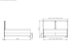 Hasena Zamora Boxspringbett – 160 x 200 cm, Lovely-Top, Monet steel