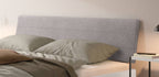 Hasena Vasto Bettgestell – 160 x 200 cm, Fusshöhe 20 cm, MDF weiss deckend, lackiert, Pace grey