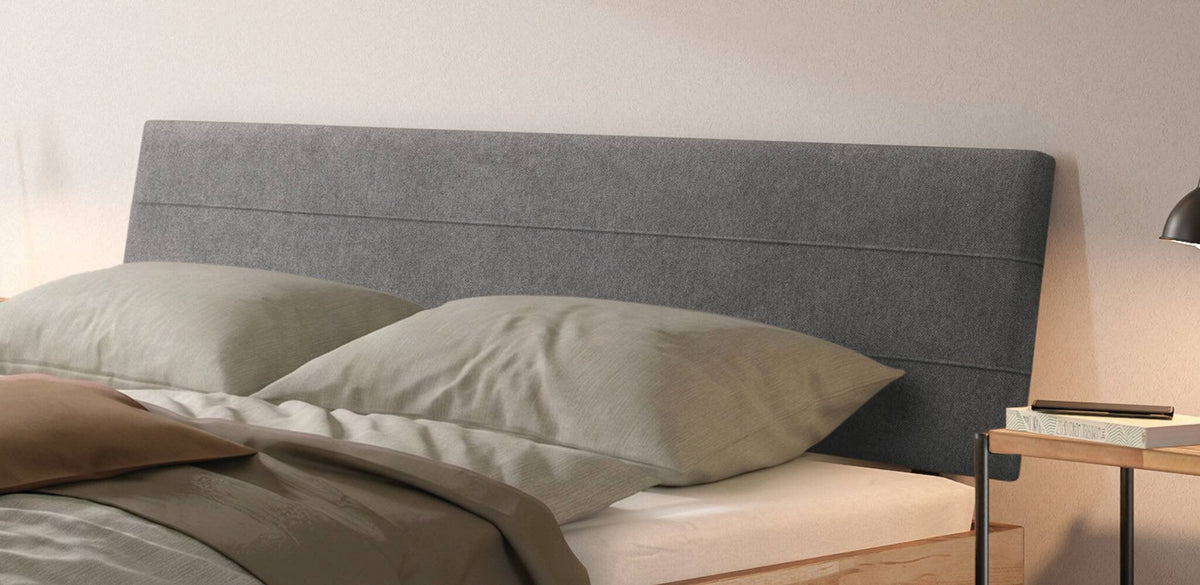 Hasena Vasto Bettgestell – 160 x 200 cm, Fusshöhe 25 cm, MDF weiss deckend, lackiert, Monet steel